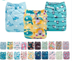 ওয়াশেবল বেবি ডায়াপার ৫ পিস